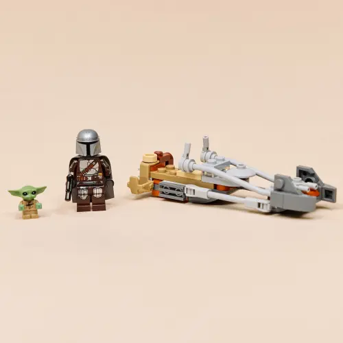 LEGO Star Wars 75436 The Mandalorian & Grogu’s Speeder Bike 58 Pcs — imagen 10
