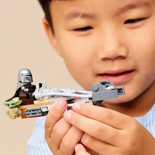LEGO Star Wars 75436 The Mandalorian & Grogu’s Speeder Bike 58 Pcs — imagen 9
