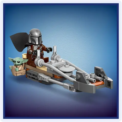 LEGO Star Wars 75436 The Mandalorian & Grogu’s Speeder Bike 58 Pcs — imagen 7