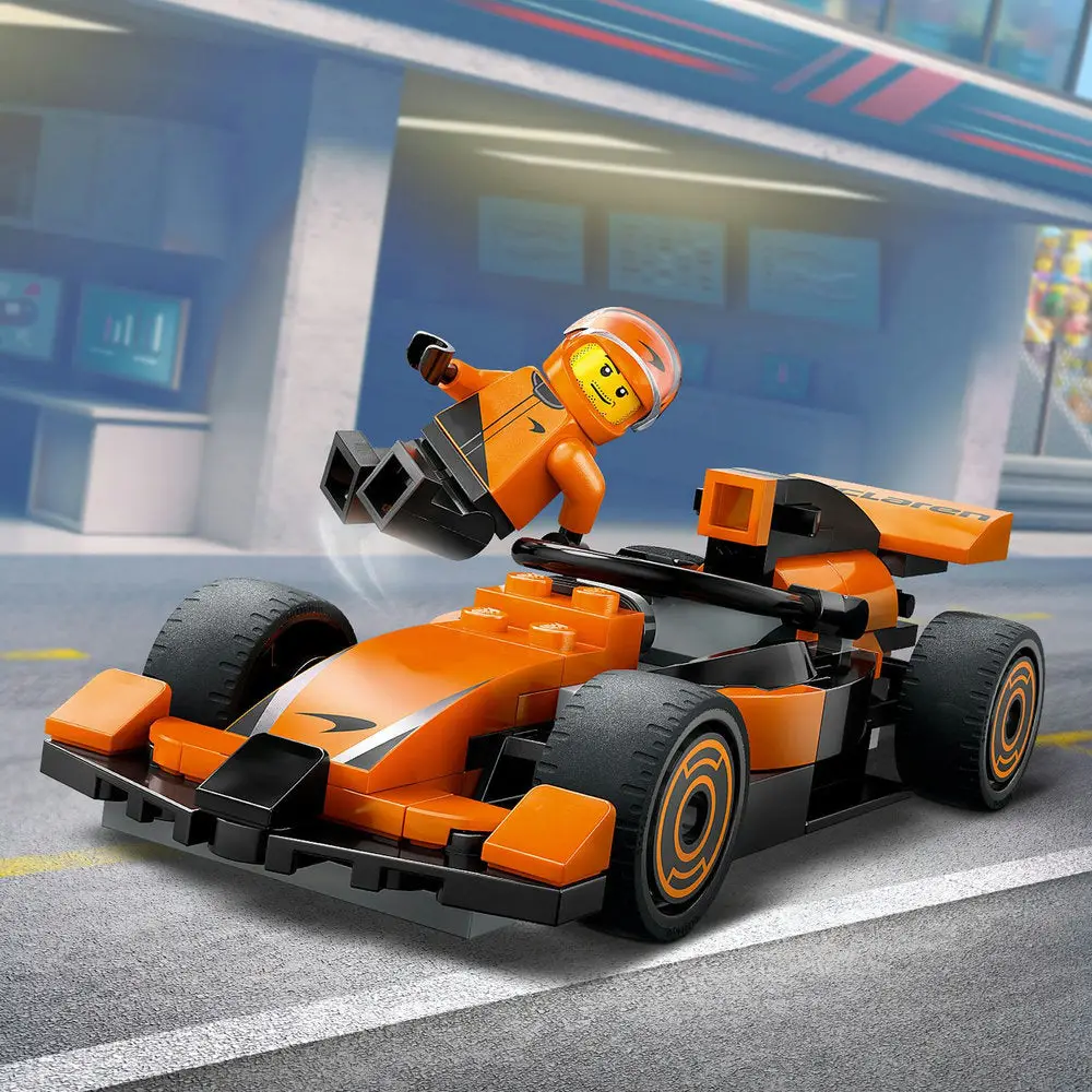 LEGO City 60422 F1 Driver with McLaren Race Car 86 Pcs — imagen 7