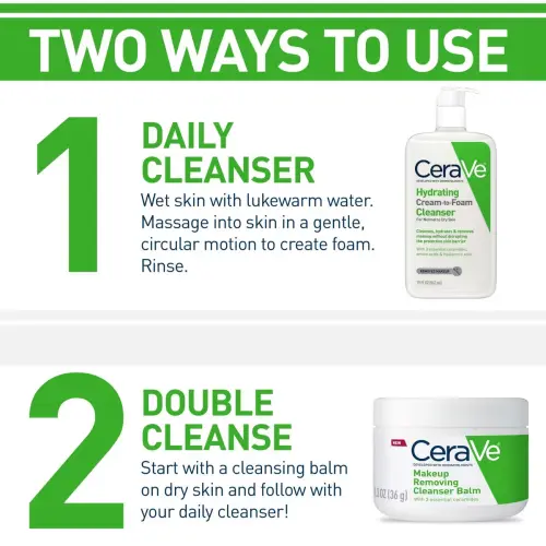 CeraVe Hydrating Cream-to-Foam Cleanser For Normal to Dry Skin 237 ml (8 oz)'s photo #4