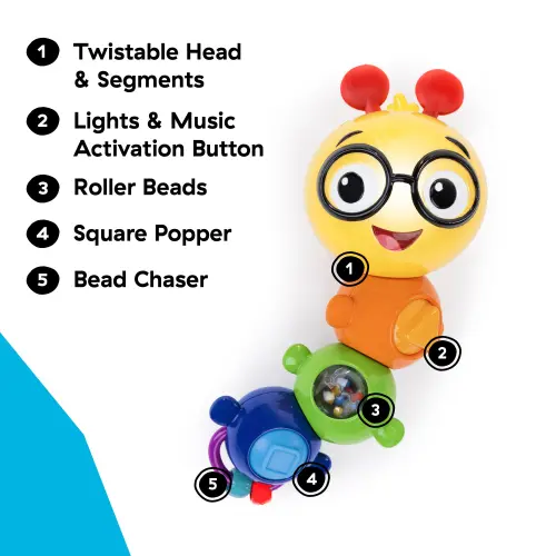 Baby Einstein Twist-a-Pal Cal Sensory Toy 6m+ (21 cm)'s photo #2