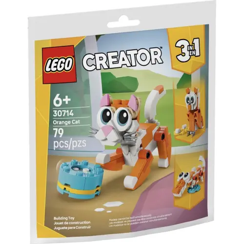 LEGO Creator 3 in 1 30714 Orange Cat 79 Pcs — imagen 1
