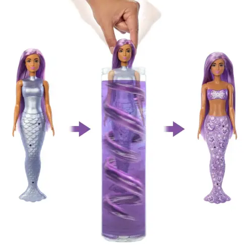 Mattel Barbie Color Reveal Mermaid Series 6 Pcs (29 cm)'s photo #4