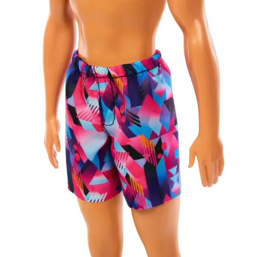 Mattel Barbie Beach Ken Doll with Blond Hair Wearing Purple Swimsuit (32 cm)'s photo #4