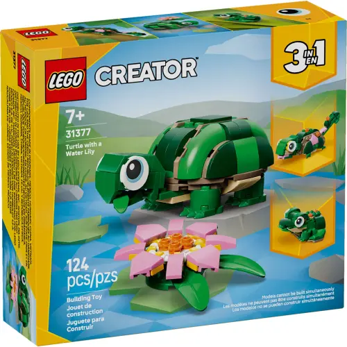 LEGO Creator 3 in 1 31377 Turtle with a Water Lily 124 Pcs's photo #1