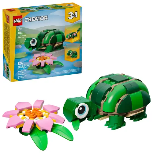 LEGO Creator 3 in 1 31377 Turtle with a Water Lily 124 Pcs's photo #1