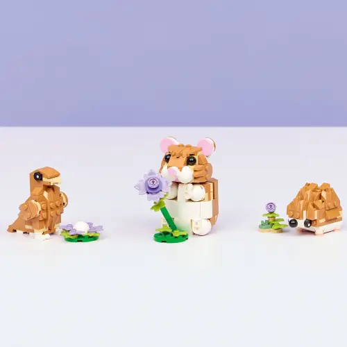 LEGO Creator 3 in 1 31376 Cute Hamster with a Flower 166 Pcs's photo #9