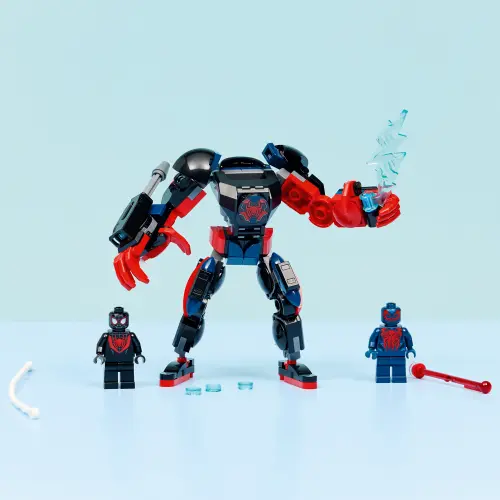 LEGO Marvel 76337 Miles Morales Mech vs. Spider-Man 2099 135 Pcs's photo #9