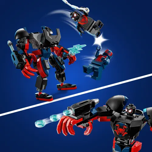 LEGO Marvel 76337 Miles Morales Mech vs. Spider-Man 2099 135 Pcs's photo #5