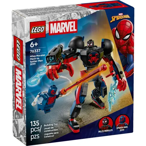 LEGO Marvel 76337 Miles Morales Mech vs. Spider-Man 2099 135 Pcs's photo #1