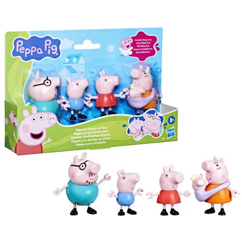 Hasbro Peppa Pig Peppa’s Family of Five (7 cm)'s photo #1