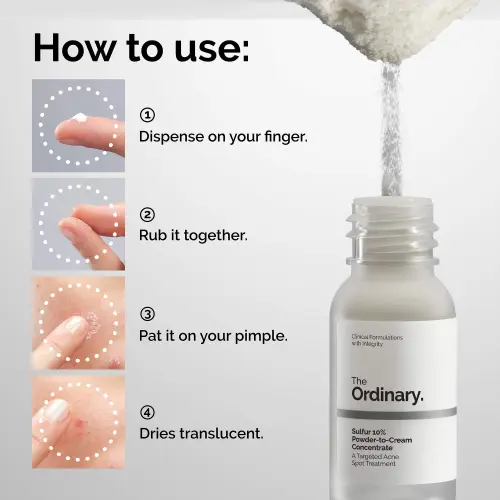 The Ordinary Sulfur 10% Powder-to-Cream Concentrate 5 g (0.18 oz)'s photo #3