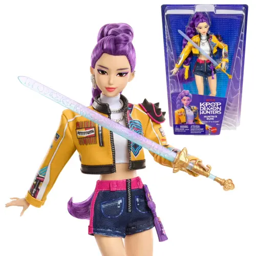 Mattel Netflix KPop Demon Hunters HUNTR/X Rumi "How It’s Done" (29 cm) — imagen 1