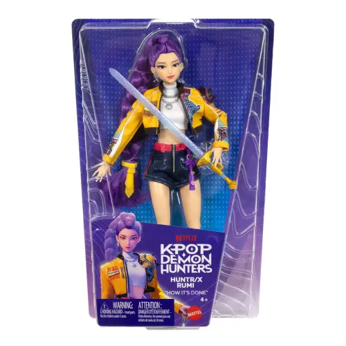 Mattel Netflix KPop Demon Hunters HUNTR/X Rumi "How It’s Done" (29 cm) — imagen 3