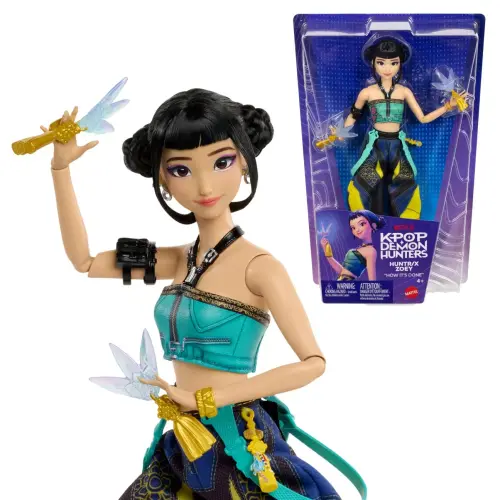 Mattel Netflix KPop Demon Hunters HUNTR/X Zoey "How It’s Done" (29 cm) — imagen 1