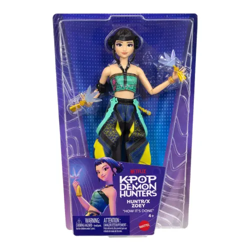 Mattel Netflix KPop Demon Hunters HUNTR/X Zoey "How It’s Done" (29 cm) — imagen 3