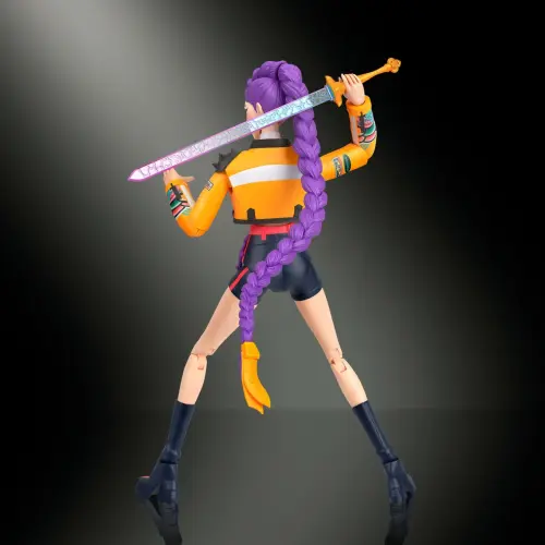 Mattel Netflix KPop Demon Hunters HUNTR/X Rumi with Accesories & Swappable Faces & Hands (15 cm) — imagen 7