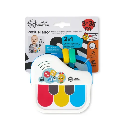 Baby Einstein Petit Piano Musical Toy & Rattle 3-36m (12 cm) — imagen 2