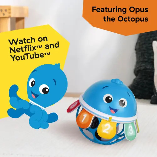 Baby Einstein Ocean Explorers Opus Jingle & Shake Rattle Toy 0m+ (11 cm) — imagen 8