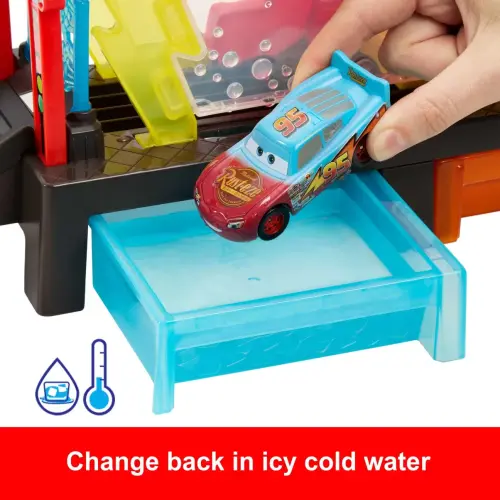 Mattel Disney Pixar Cars Color Changers Race Ready Car Wash — imagen 4