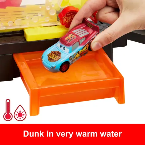 Mattel Disney Pixar Cars Color Changers Race Ready Car Wash — imagen 3