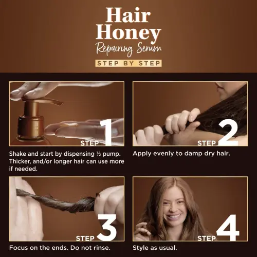 Garnier Whole Blends Hair Honey Repairing Serum 150 mL (5.1 oz) — imagen 3