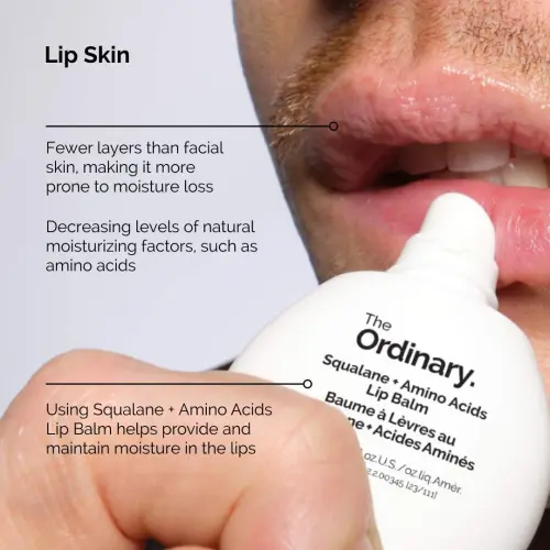 The Ordinary Squalane + Amino Acids Lip Balm 15 mL (0.5 oz) — imagen 2