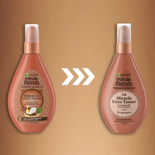 Garnier Whole Blends Taming Leave-In Miracle Frizz Tamer 10-in-1 Coconut Oil & Cocoa Butter 150 mL (5 oz) — imagen 4