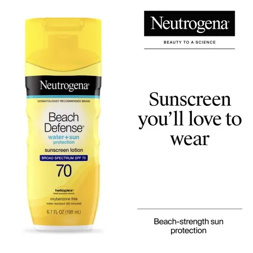 Neutrogena Beach Defense Sunscreen Lotion Broad Spectrum SPF 70 198 mL (6.7 oz)'s photo #6