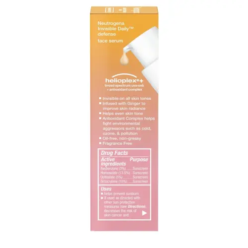 Neutrogena Invisible Daily Defense Face Serum Sunscreen Broad Spectrum SPF 60 50 mL (1.7 oz)'s photo #2