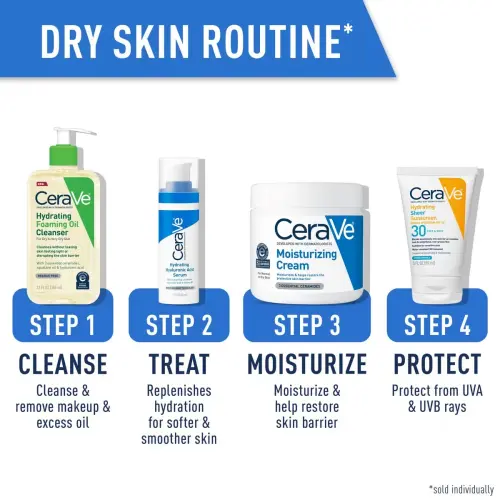 CeraVe Hydrating Foaming Oil Cleanser For Dry to Very Dry Skin 237 mL (8 oz)'s photo #7