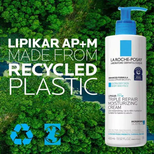 La Roche-Posay Lipikar AP+M Triple Repair Moisturizing Cream For Extra Dry Skin Body and Face 400 mL (13.52 oz) — imagen 7