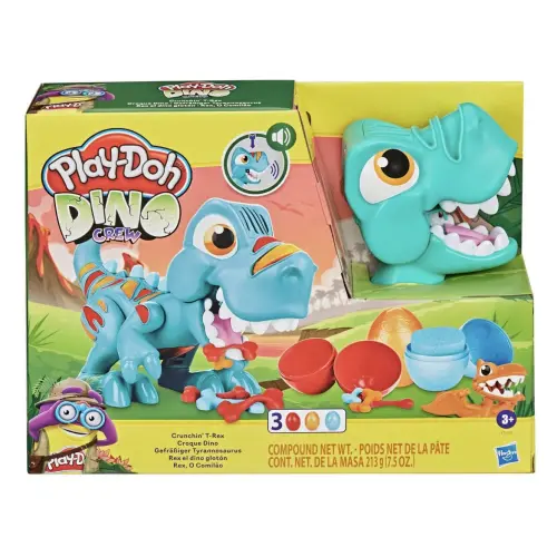 Hasbro Play-Doh Dino Crew Crunchin' T-Rex 3 Cans 213 g (7.5 oz) — imagen 2