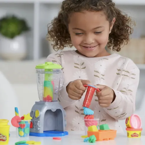 Hasbro Play-Doh Kitchen Creations Swirlin' Smoothies Blender Playset 5 Cans 198 g (7 oz)'s photo #6