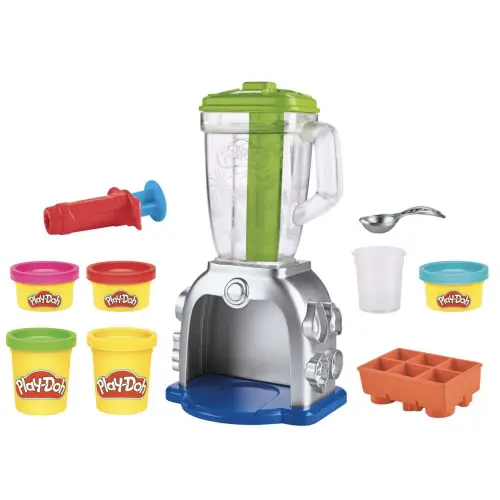 Hasbro Play-Doh Kitchen Creations Swirlin' Smoothies Blender Playset 5 Cans 198 g (7 oz)'s photo #2