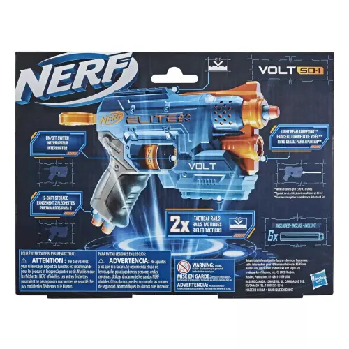 Hasbro Nerf Elite 2.0 Volt SD-1 Dart Blaster 6 Darts (24 cm) — imagen 3