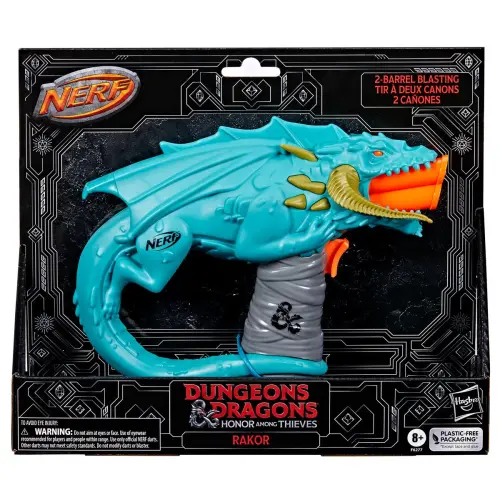 Hasbro Nerf Dungeons & Dragons Honor Among Thieves Rakor Dart Blaster 4 Darts (25 cm)'s photo #1