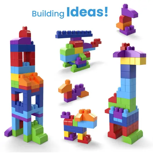 Mattel Fisher-Price MEGA Bloks Big Building Bag 80 Pcs's photo #2