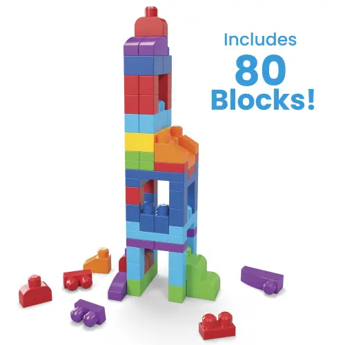 Mattel Fisher-Price MEGA Bloks Big Building Bag 80 Pcs's photo #1