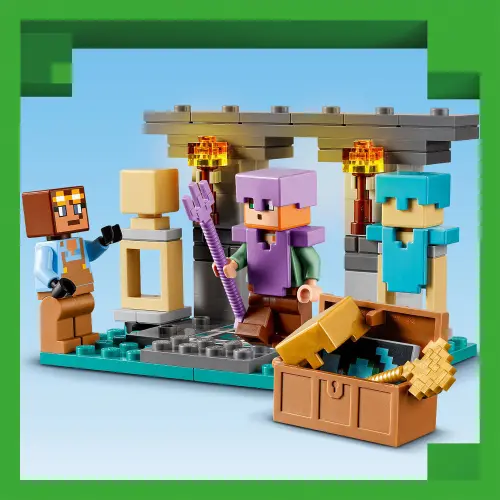 LEGO Minecraft 21252 The Armory 203 Pcs — imagen 7