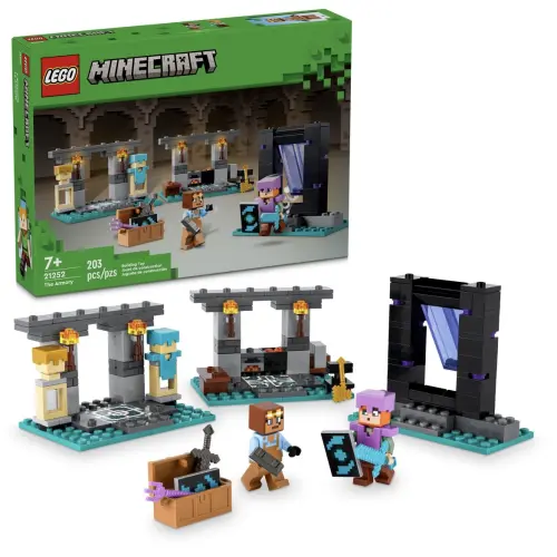 LEGO Minecraft 21252 The Armory 203 Pcs — imagen 1