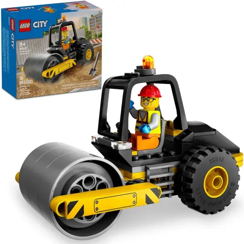 LEGO City 60401 Construction Steamroller 78 Pcs's photo #1