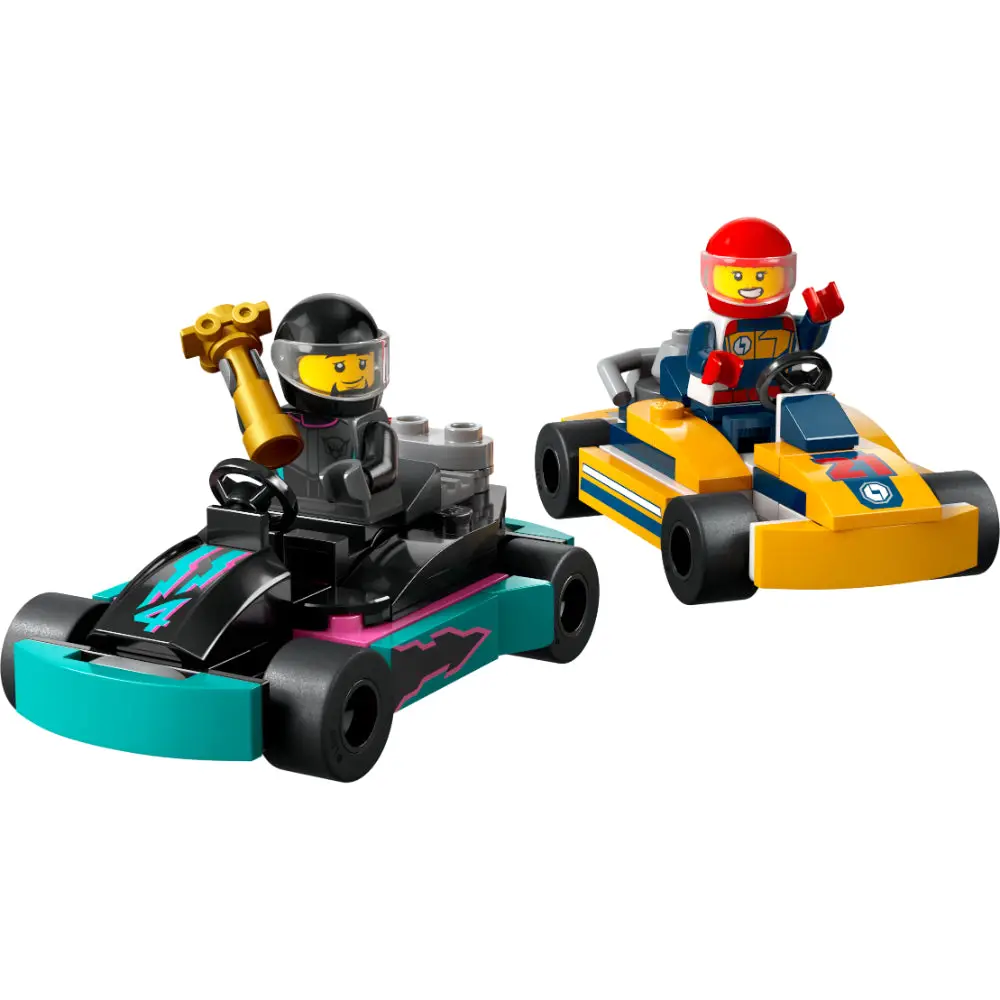 LEGO City 60400 Go-Karts and Race Drivers 99 Pcs — imagen 3
