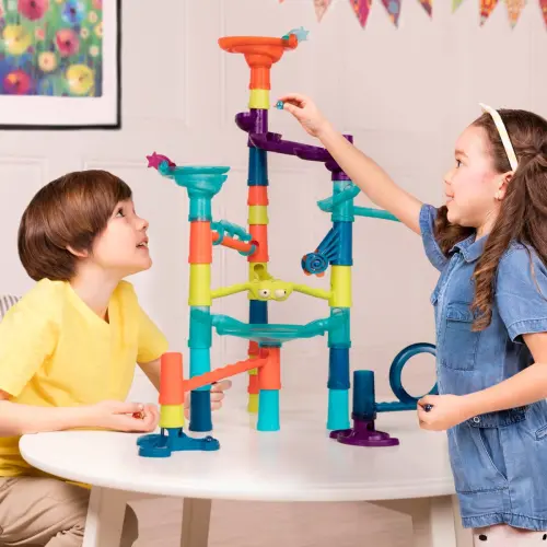 B. toys Marble-palooza Marble Run Set 38 Pcs's photo #6