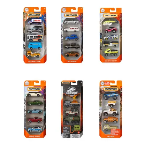 Mattel Matchbox Die-Cast 5 Pack Of 1:64 Scale Vehicles's photo #1