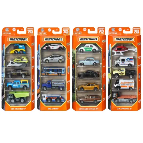 Mattel Matchbox Die-Cast 5 Pack Of 1:64 Scale Vehicles's photo #2