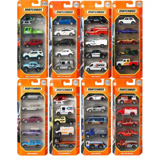 Mattel Matchbox Die-Cast 5 Pack Of 1:64 Scale Vehicles's photo #1