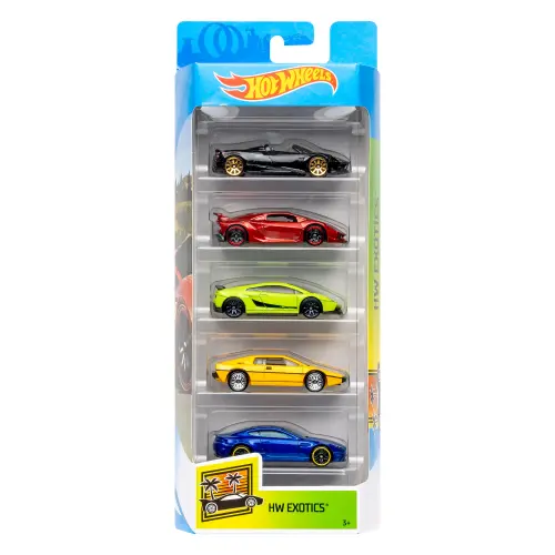 Mattel Hot Wheels Die-Cast 5 Pack Of 1:64 Scale Vehicles's photo #1