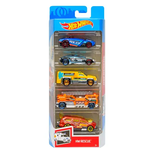 Mattel Hot Wheels Die-Cast 5 Pack Of 1:64 Scale Vehicles's photo #4